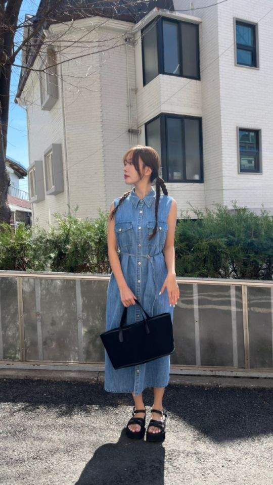 HEY/TO SEWING直郵韓國代購㊣女裝新款25春夏休閑熱賣連衣裙BY HEY/TO SEWING連衣裙