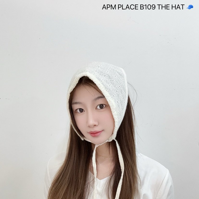 THE HAT-P韓國㊣直郵東大門代購女裝新款休閑帽子兜帽蕾絲THE HAT帽子