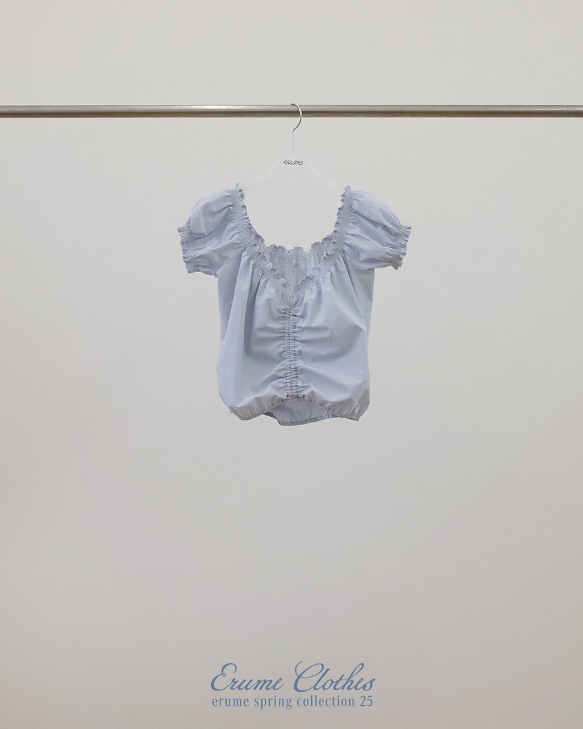 ERUME韓國㊣直郵東大門代購女裝新品休閑人氣推薦襯衫蕾絲衫ERUME襯衫/蕾絲衫