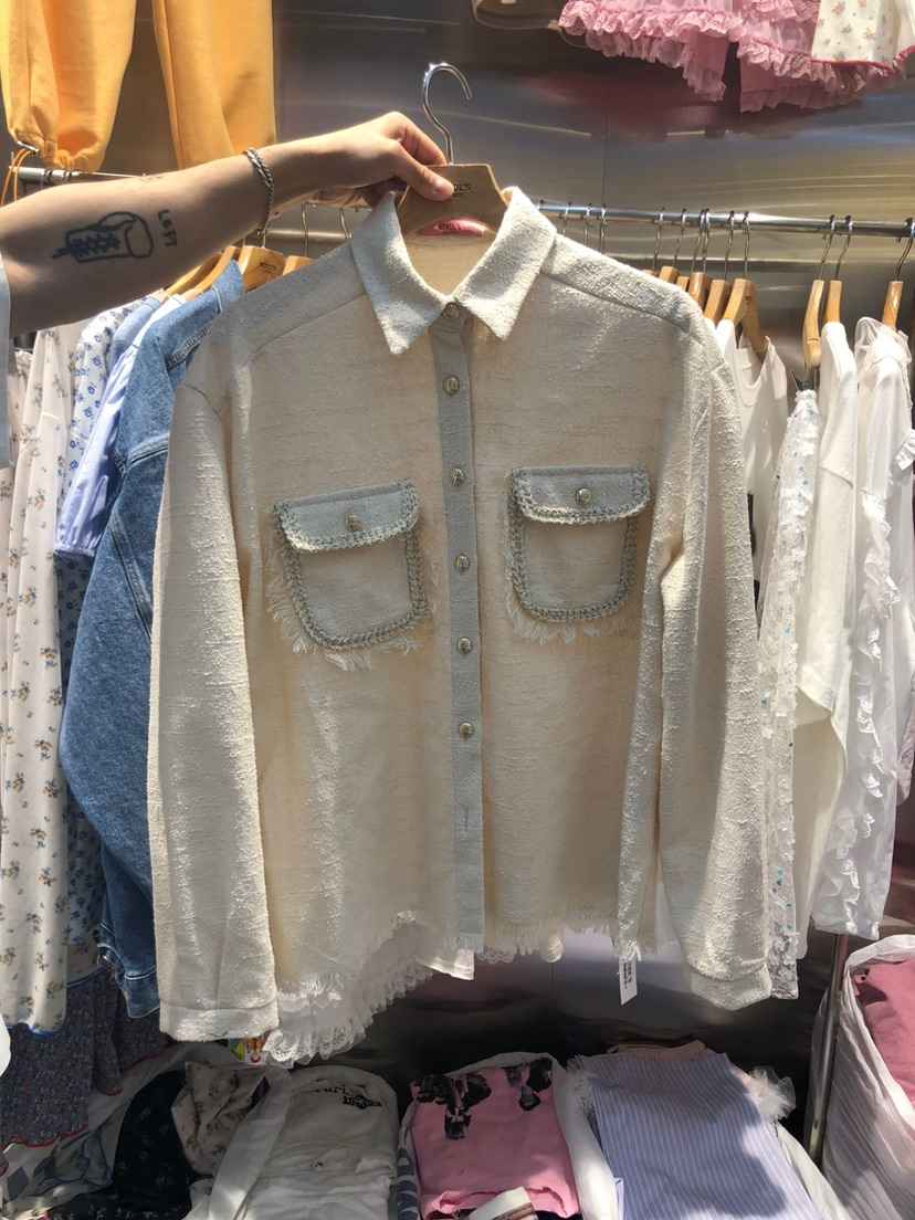 MENDL S韓國直郵㊣東大門實拍女裝新款休閑熱賣襯衫蕾絲衫MENDL S襯衫/蕾絲衫