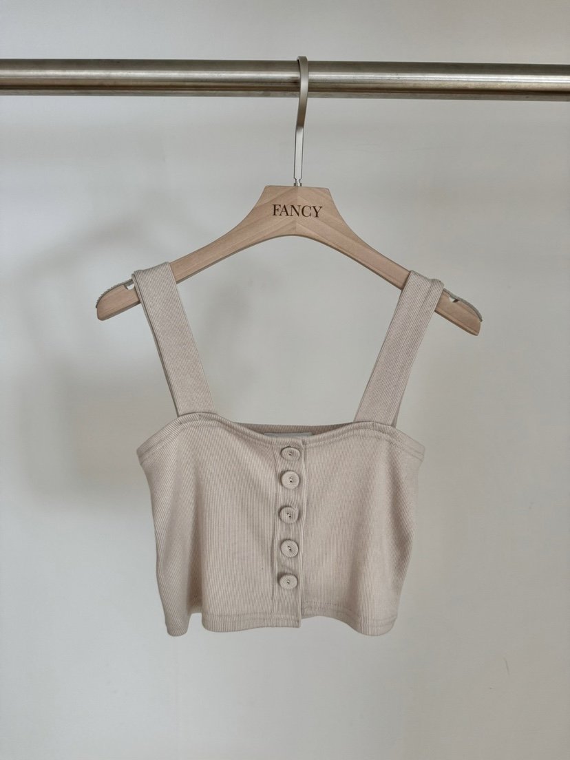 FANCY韓國直郵㊣女裝新品推薦時尚人氣熱賣25春夏休閑吊帶背心FANCY/Something吊帶/背心