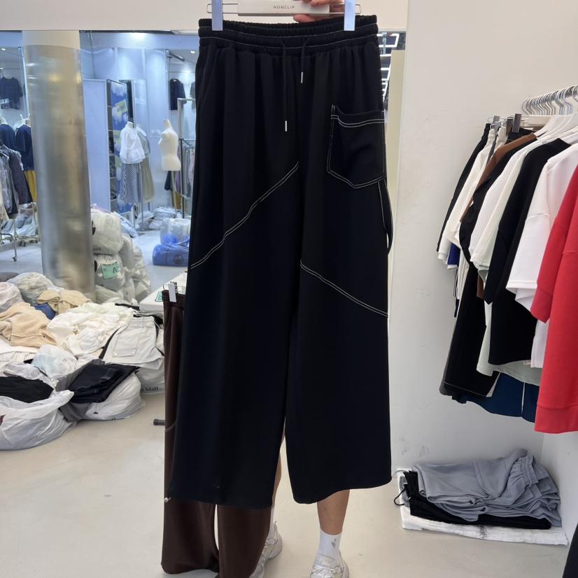 NON CLIP韓國直郵㊣女裝新款推薦熱賣休閑人氣時尚休閑褲口袋NON CLIP休閑褲