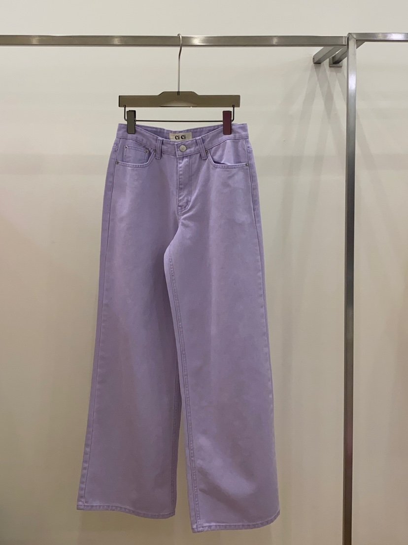 CICI韓國直郵㊣東大門實拍女裝新款熱賣時尚人氣25春夏牛仔褲Ci Ci牛仔褲