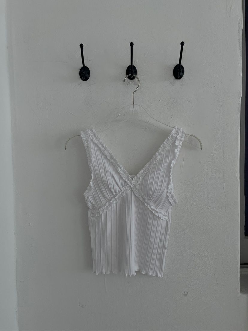 JUDYQUE韓國直郵㊣東大門實拍女裝新款25春夏推薦吊帶背心褶皺JUDYQUE吊帶/背心