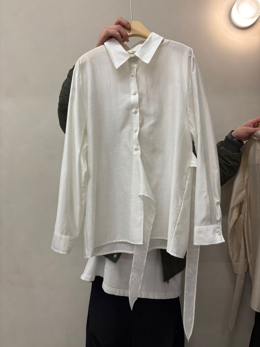 KONI韓國直郵㊣女裝新品人氣25春夏推薦休閑時尚襯衫蕾絲衫KONI襯衫/蕾絲衫