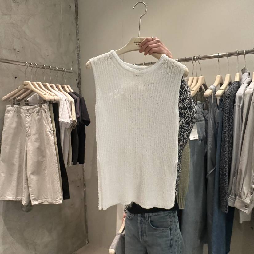 LAMAGIEPIE韓國直郵㊣東大門實拍女裝新品休閑時尚吊帶背心LAMAGIE GREY吊帶/背心
