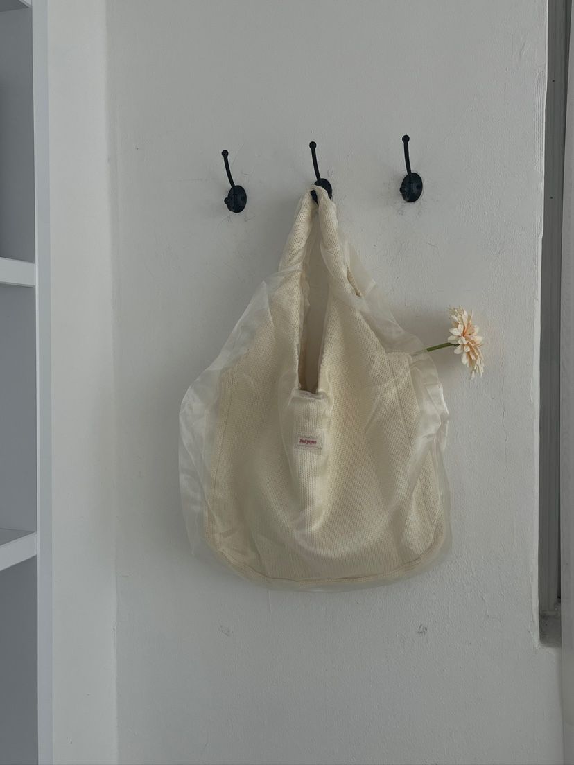JUDYQUE韓國直郵㊣東大門實拍女裝新品推薦單肩斜跨包歐根紗JUDYQUE單肩/斜跨包