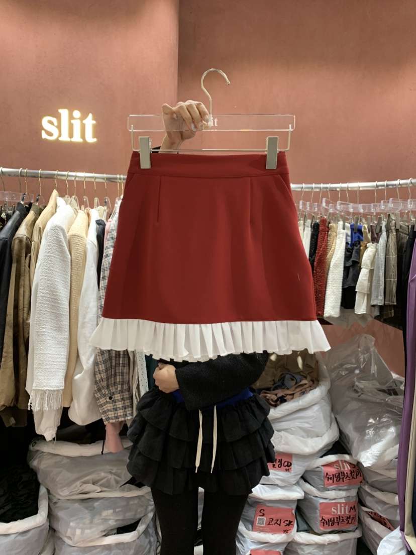 SLIT韓國㊣直郵東大門代購女裝新款熱賣時尚推薦人氣25春夏短裙SLIT短裙