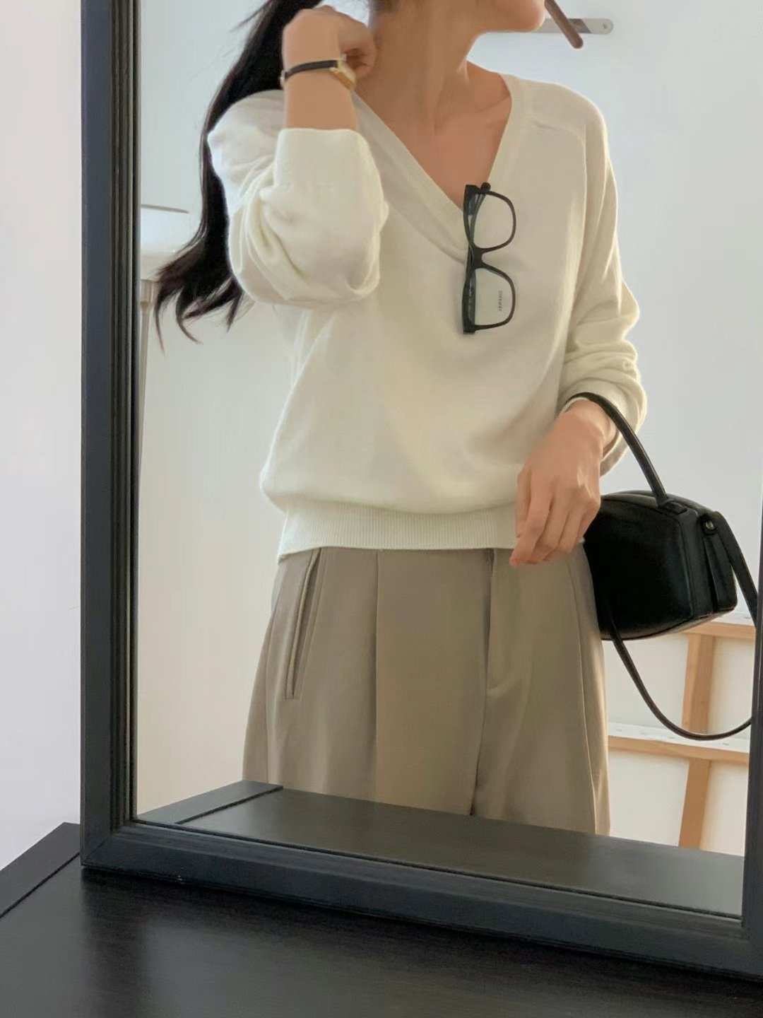 THE LIB直郵韓國代購㊣女裝新品休閑推薦時尚25春夏針織衫羊絨THE LIB針織衫