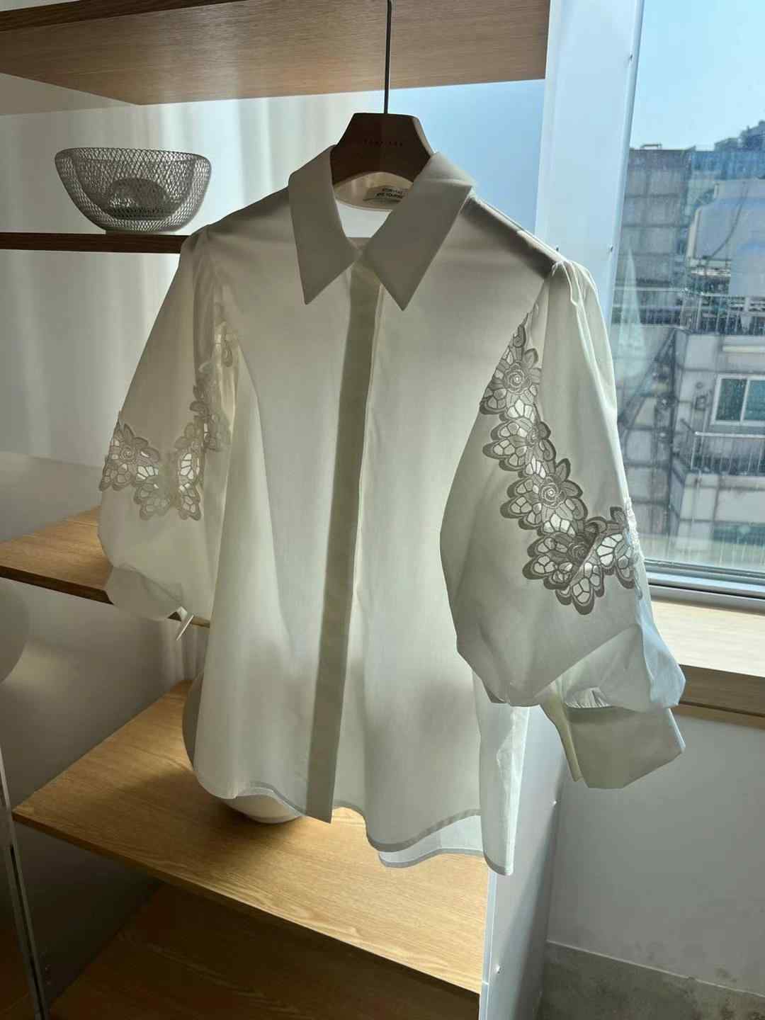 STORY TAG直郵韓國代購㊣女裝新款人氣時尚25春夏襯衫蕾絲衫STORY TAG襯衫/蕾絲衫