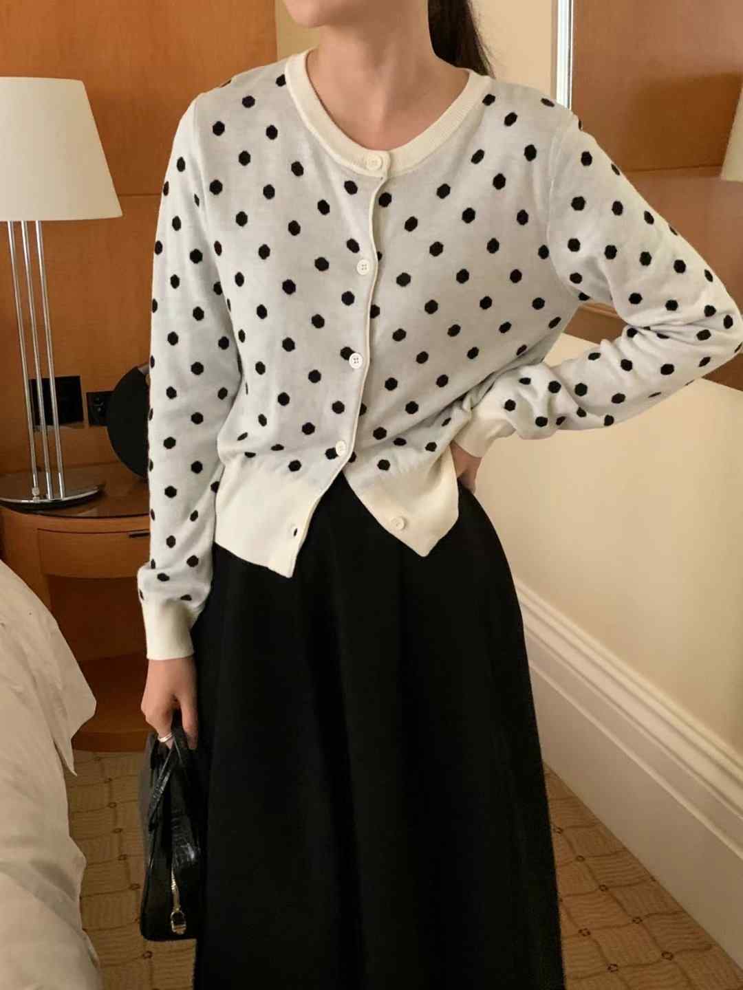 THE LIB韓國㊣直郵東大門代購女裝新款時尚25春夏針織衫開衫THE LIB針織衫