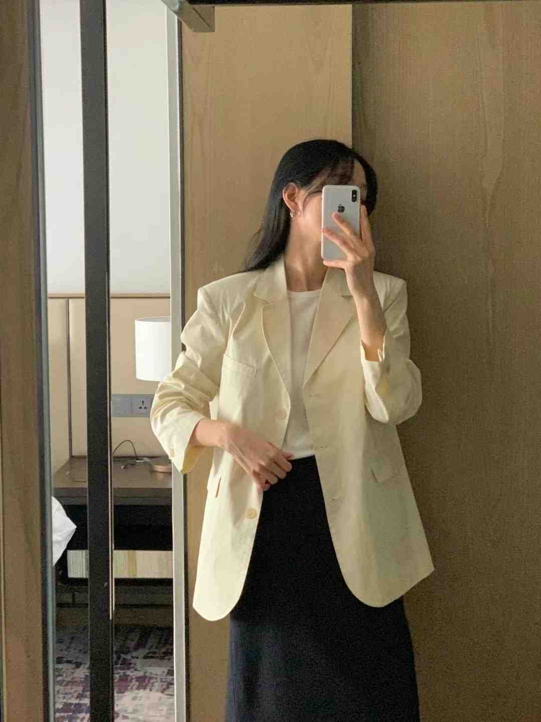 INOUF直郵韓國代購㊣女裝新品時尚人氣熱賣25春夏休閑推薦夾克INOUF/FLUTTER夾克