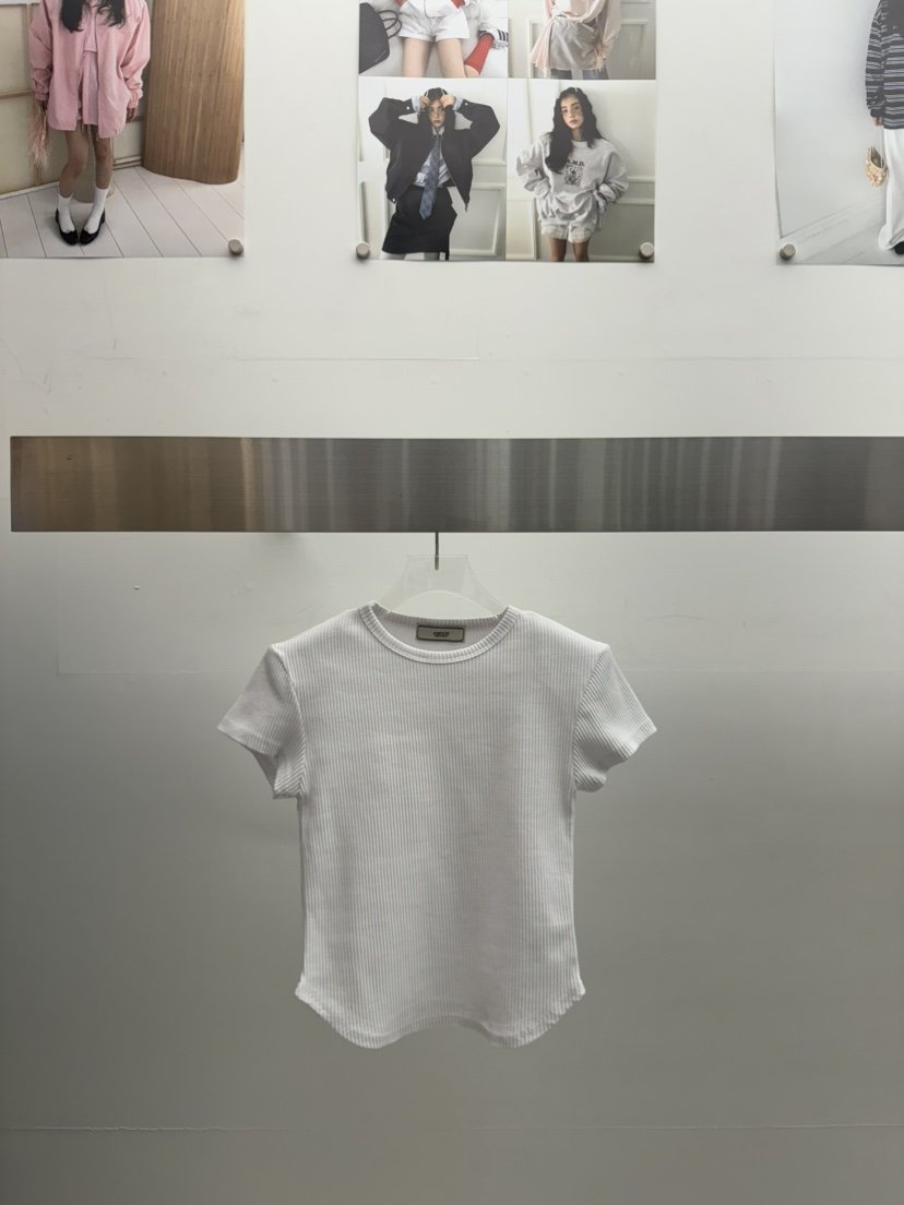 AMOOD韓國㊣直郵東大門代購女裝新品推薦休閑人氣25春夏T恤AMOODT恤