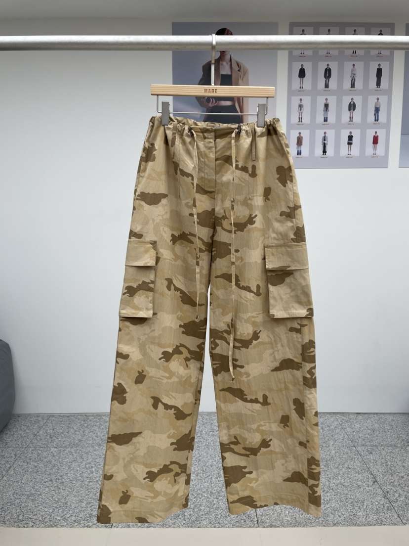 MADE-P韓國直郵㊣東大門實拍女裝新品休閑25春夏休閑褲迷彩MADE-P休閑褲