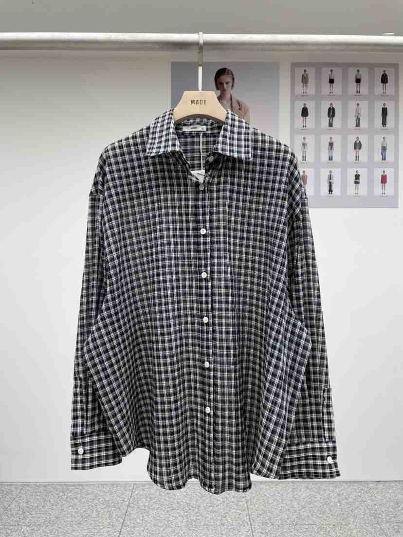 MADE-P韓國直郵㊣女裝新品25春夏人氣推薦休閑時尚襯衫蕾絲衫MADE-P襯衫/蕾絲衫