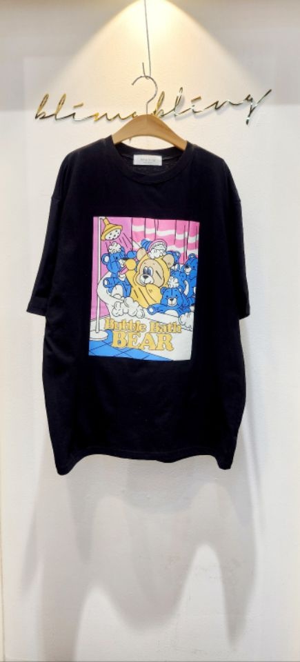 RICO韓國㊣直郵東大門代購女裝新款時尚25春夏熱賣推薦休閑T恤bling bling/RICOT恤