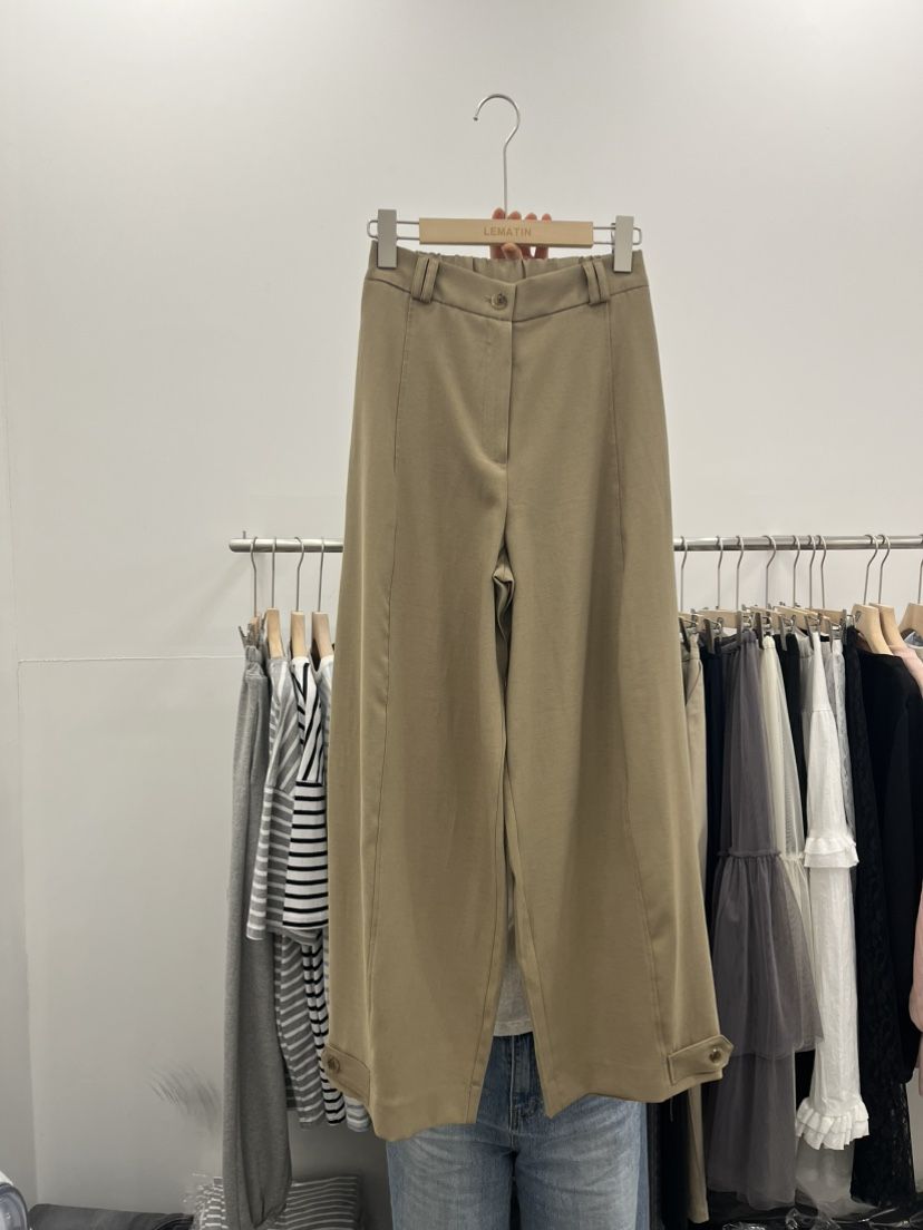 LEMATIN直郵韓國代購㊣女裝新品熱賣時尚人氣休閑25春夏休閑褲LEMATIN休閑褲