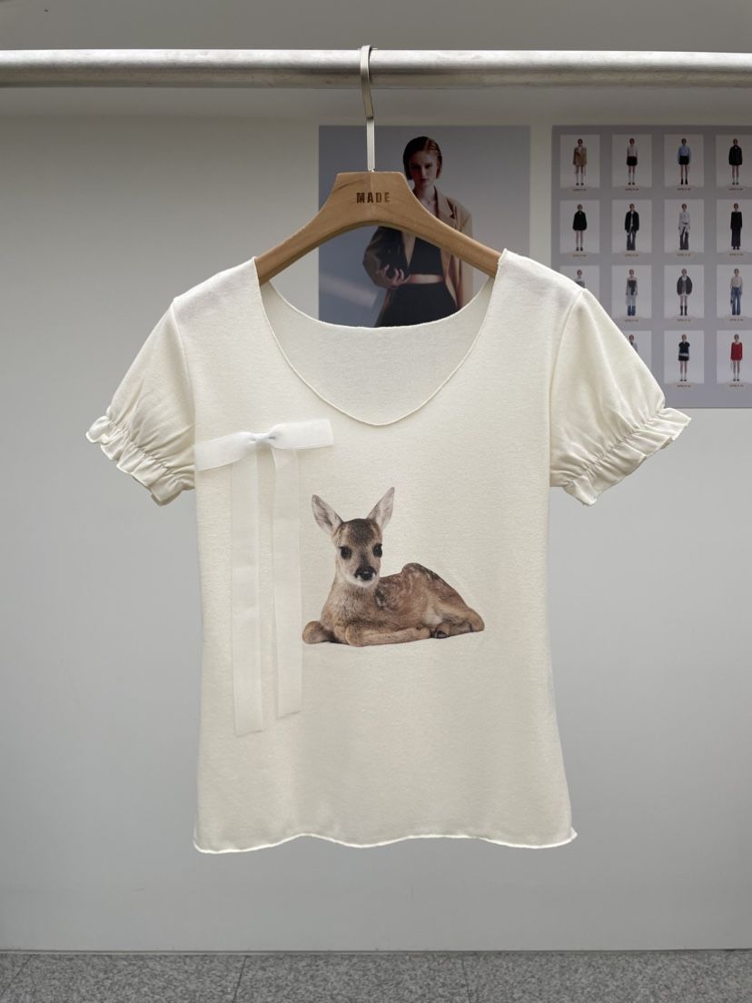 MADE-P韓國㊣直郵東大門代購女裝新品休閑推薦人氣25春夏T恤MADE-PT恤
