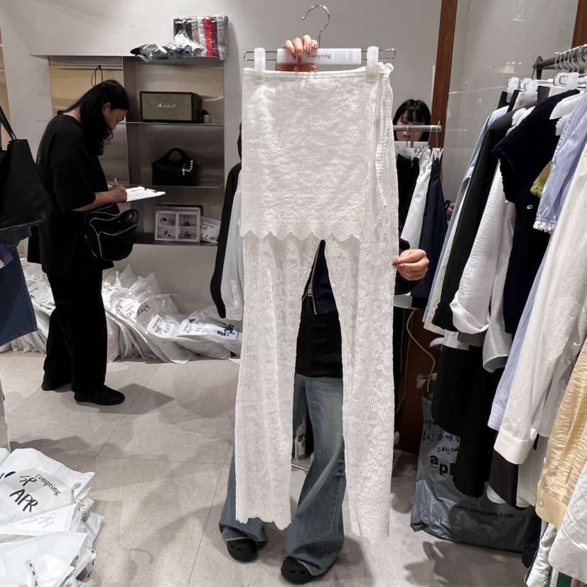 TEMPTING韓國直郵㊣女裝新款25春夏時尚熱賣休閑人氣套裝蕾絲TEMPTING套裝