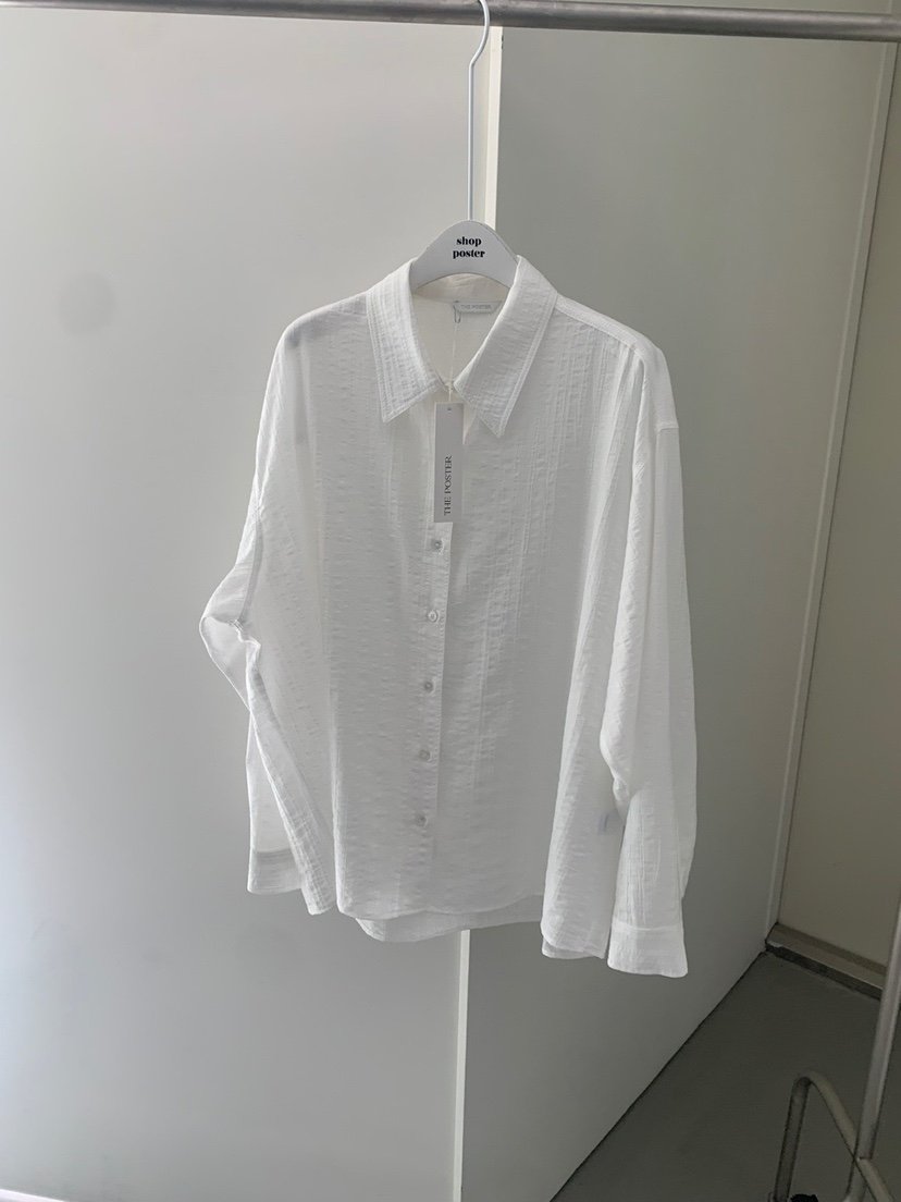 SHOP POSTER直郵韓國代購㊣女裝新款熱賣休閑人氣襯衫蕾絲衫SHOP_POSTER襯衫/蕾絲衫