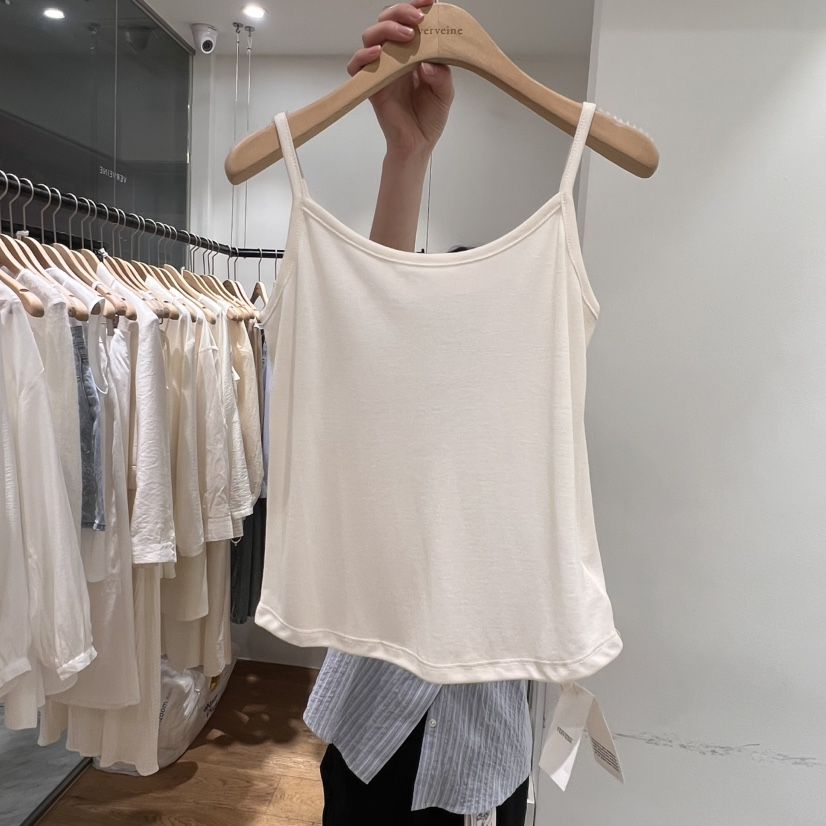 VERVEINE韓國直郵㊣女裝新品人氣25春夏推薦時尚吊帶背心天絲VERVEINE吊帶/背心