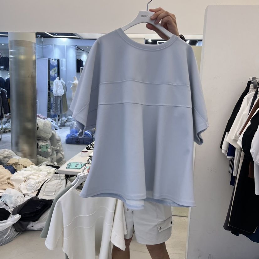 NON CLIP韓國㊣直郵東大門代購女裝新品熱賣時尚25春夏T恤NON CLIPT恤