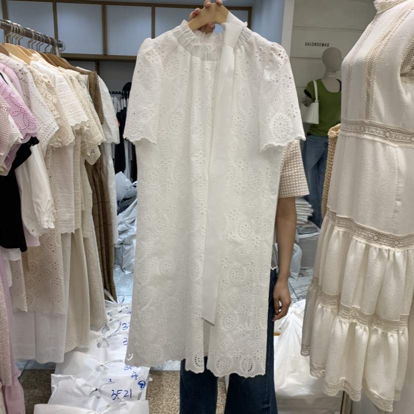 A韓國直郵㊣女裝新款時尚推薦25春夏熱賣人氣連衣裙含脖帶綁帶A STORE連衣裙