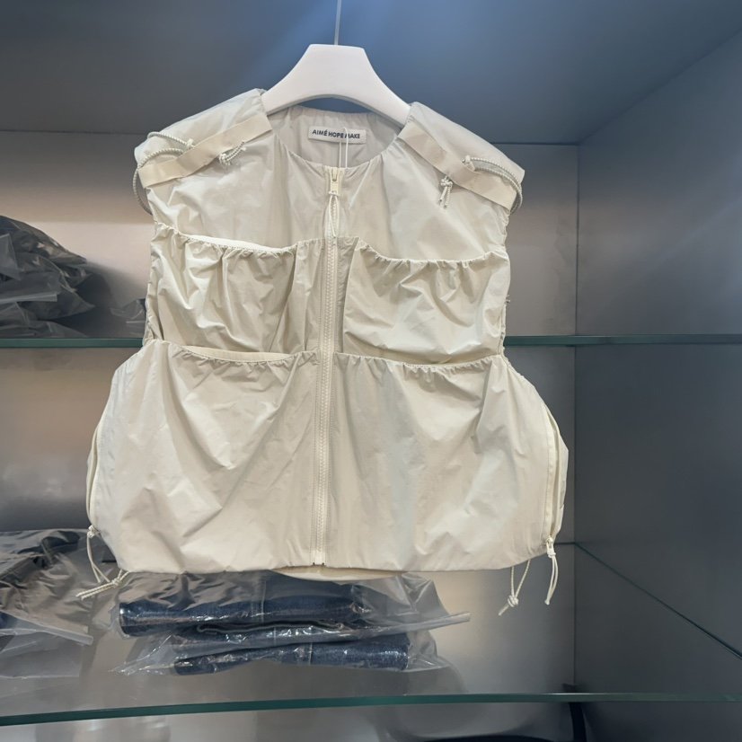AIME HOPE MAKE韓國㊣直郵東大門代購女裝新品人氣熱賣馬甲AIME HOPE MAKE馬甲