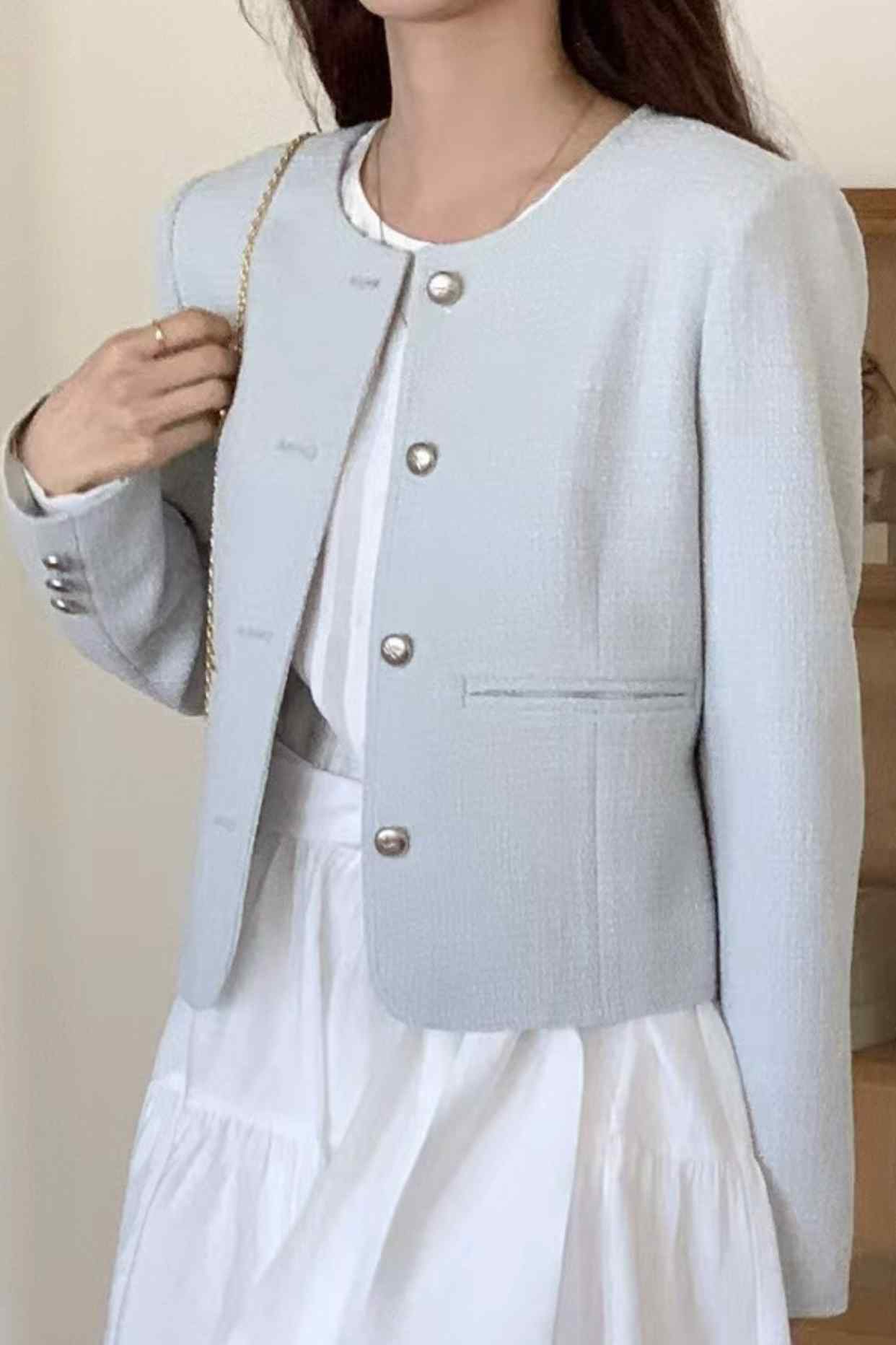JUILLYSTYLE韓國直郵㊣女裝新品熱賣人氣時尚25春夏推薦夾克JUILLYSTYLE夾克