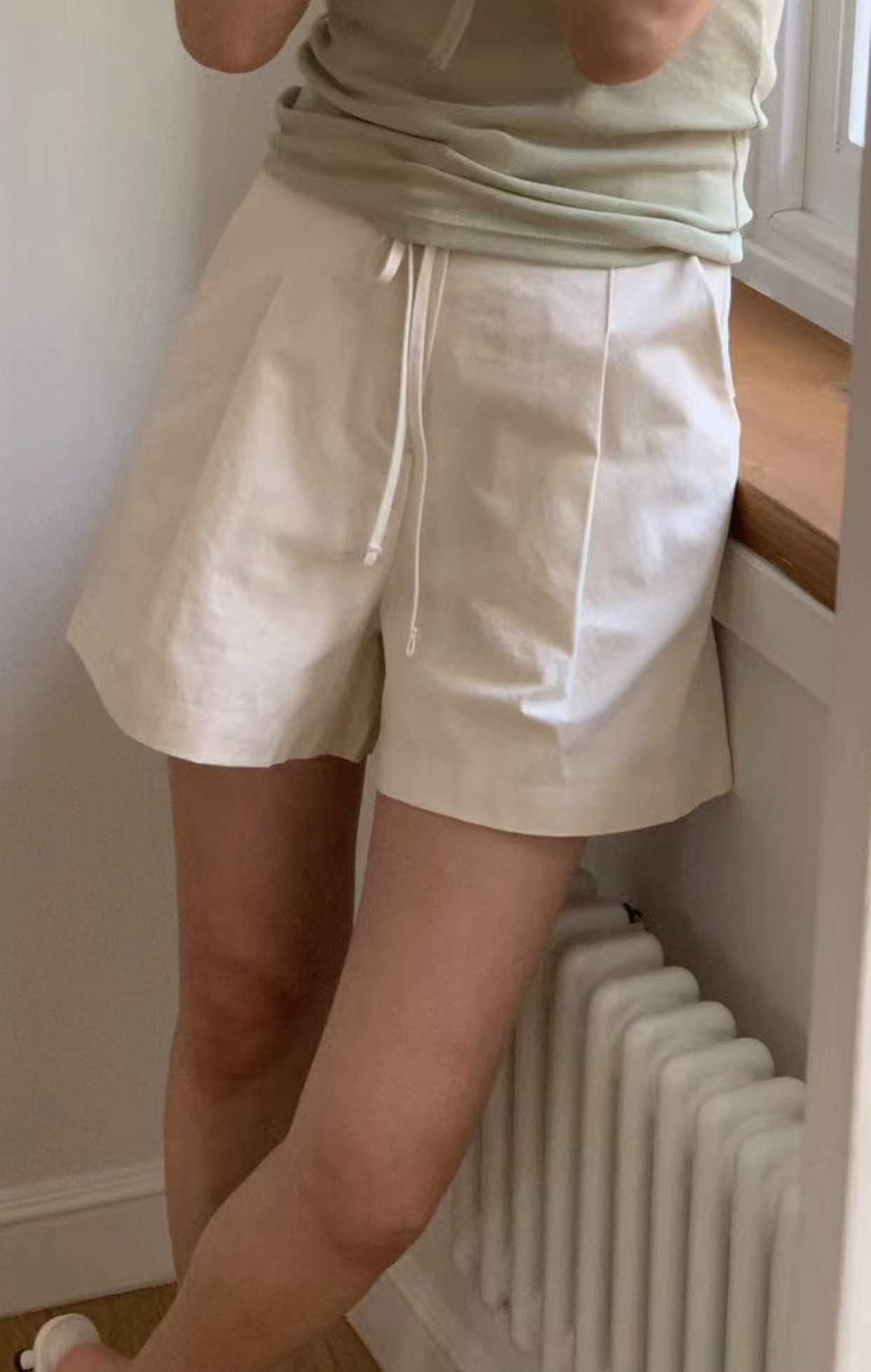 JUILLYSTYLE直郵韓國代購㊣女裝新品人氣25春夏推薦短褲含腰繩JUILLYSTYLE短褲