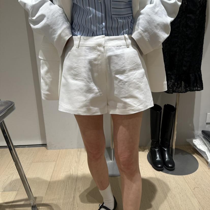 FAVOR-P韓國㊣直郵東大門代購女裝新品熱賣推薦25春夏短褲亞麻FAVOR短褲