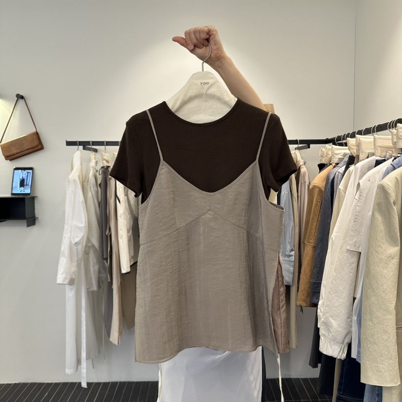 FIND-P韓國直郵㊣東大門實拍女裝新款人氣吊帶背心不含內搭FIND-P吊帶/背心