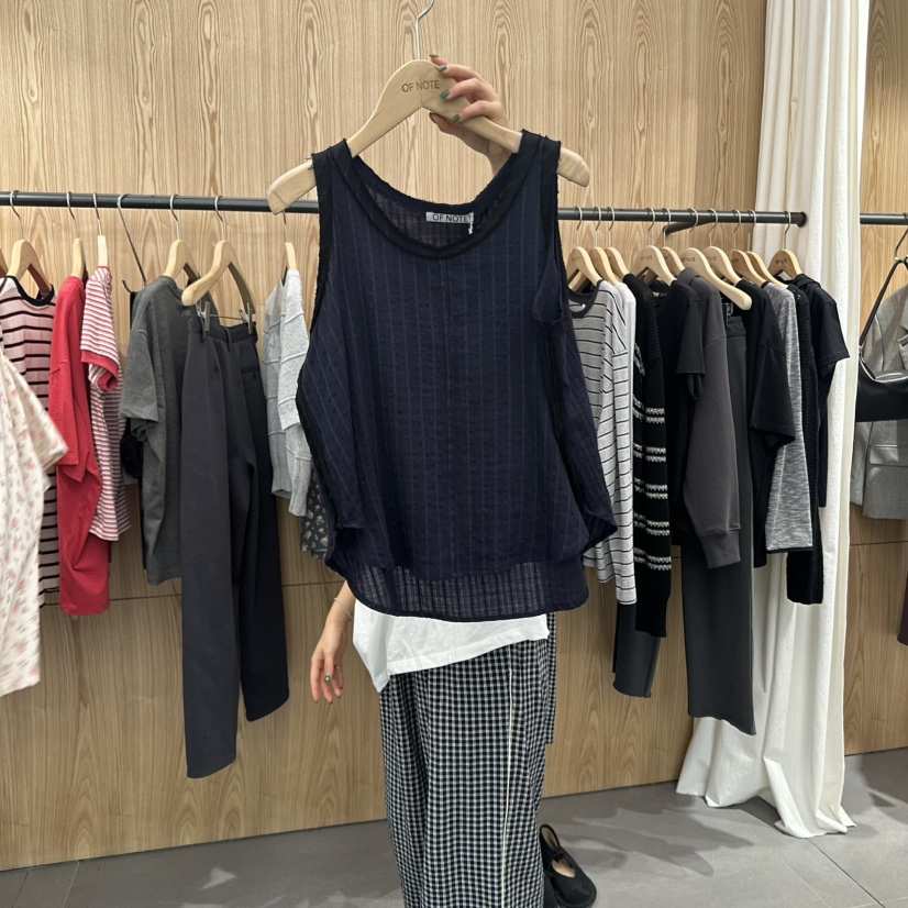 STAYFELT/OF NOTE韓國直郵㊣東大門實拍女裝新品熱賣吊帶背心OF NOTE/STAYFELT吊帶/背心