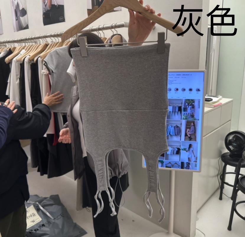 CHAV直郵韓國代購㊣女裝新品25春夏熱賣休閑推薦半身裙中短裙CHAV半身裙/中短裙