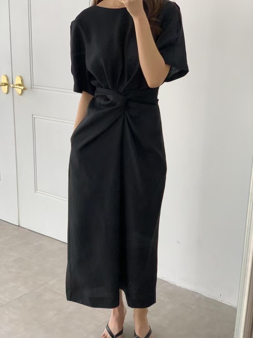 around110直郵韓國代購㊣女裝新款熱賣時尚休閑推薦人氣連衣裙around110連衣裙
