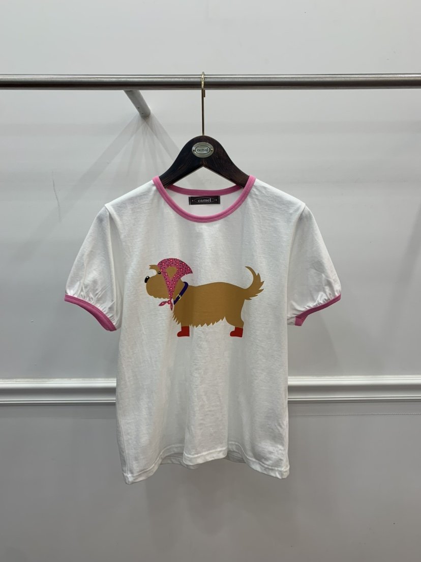 CAMEL-P（此品牌名稱會遭售假投訴，建議淘寶店鋪商品名稱中不要使用）韓國直郵㊣女裝新品休閑T恤Came_l 家T恤