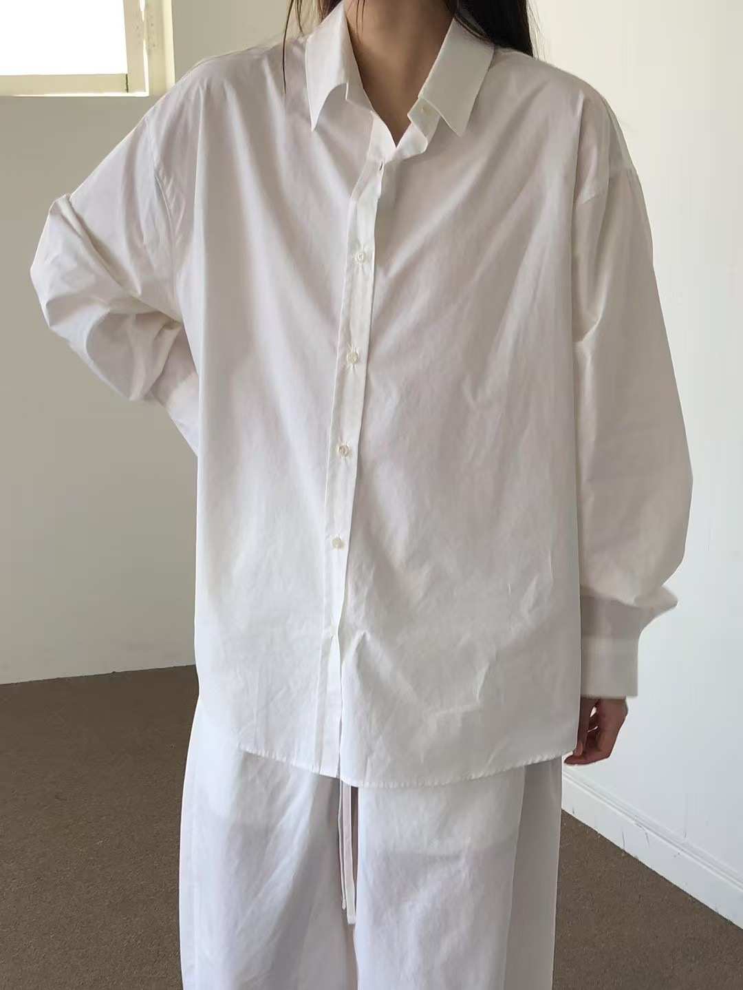 CLOSER韓國直郵女裝新品時尚推薦熱賣真品人氣休閑襯衫蕾絲衫CLOSER襯衫/蕾絲衫