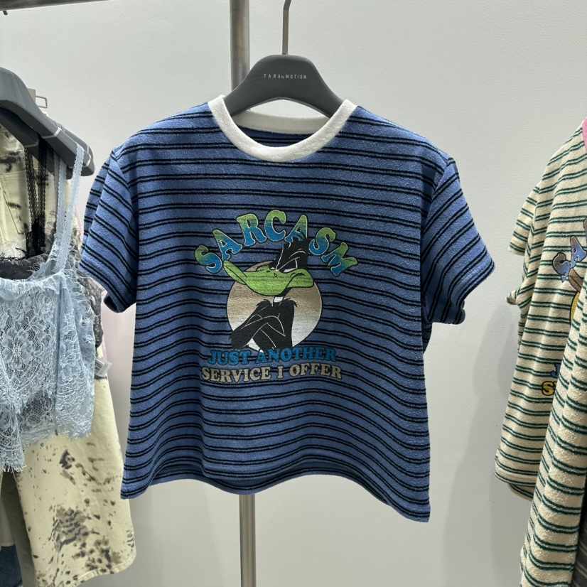 TARABY MOTION韓國㊣直郵東大門代購女裝新品推薦時尚25春夏T恤TARABY MOTIONT恤