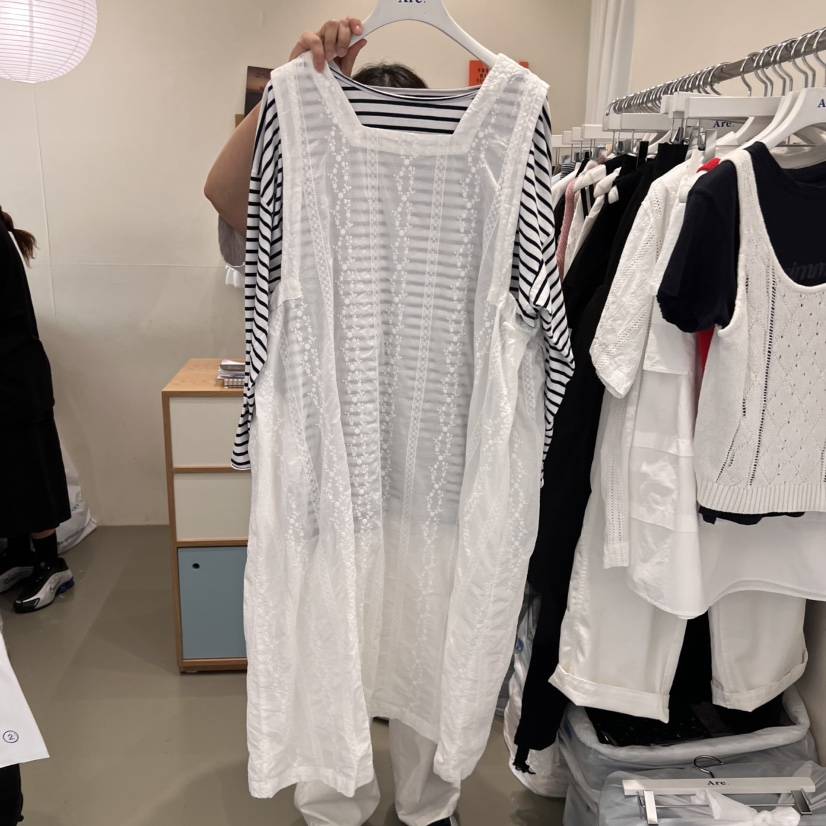 ARE韓國㊣直郵東大門代購女裝新款休閑熱賣25春夏連衣裙不含內搭ARE YOU/ARE連衣裙