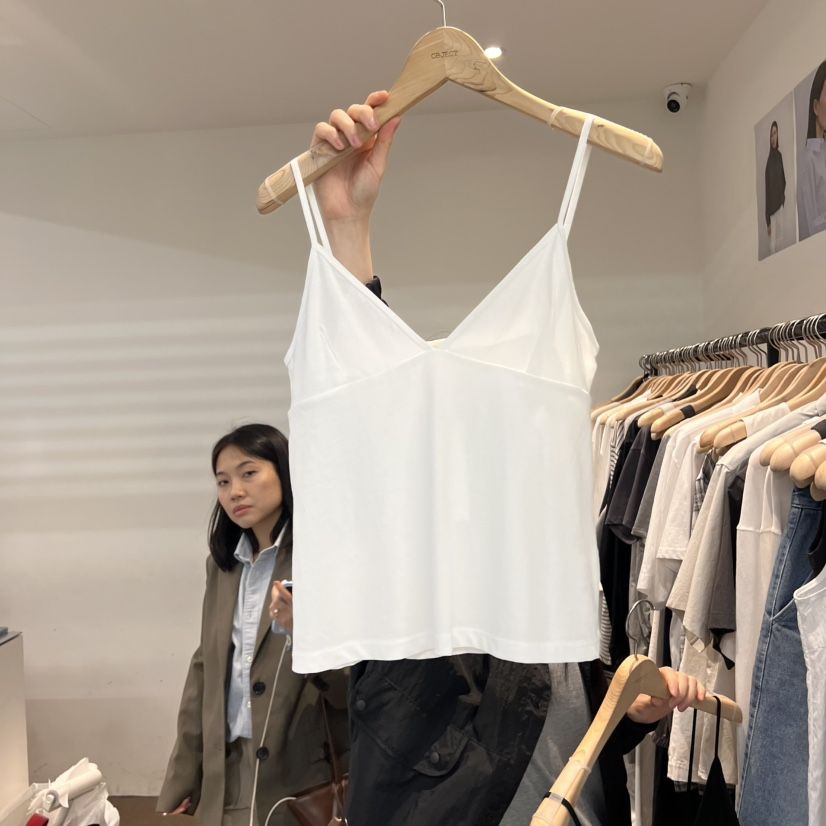 OBJECT直郵韓國代購㊣女裝新款人氣熱賣25春夏推薦吊帶背心OBJECT吊帶/背心