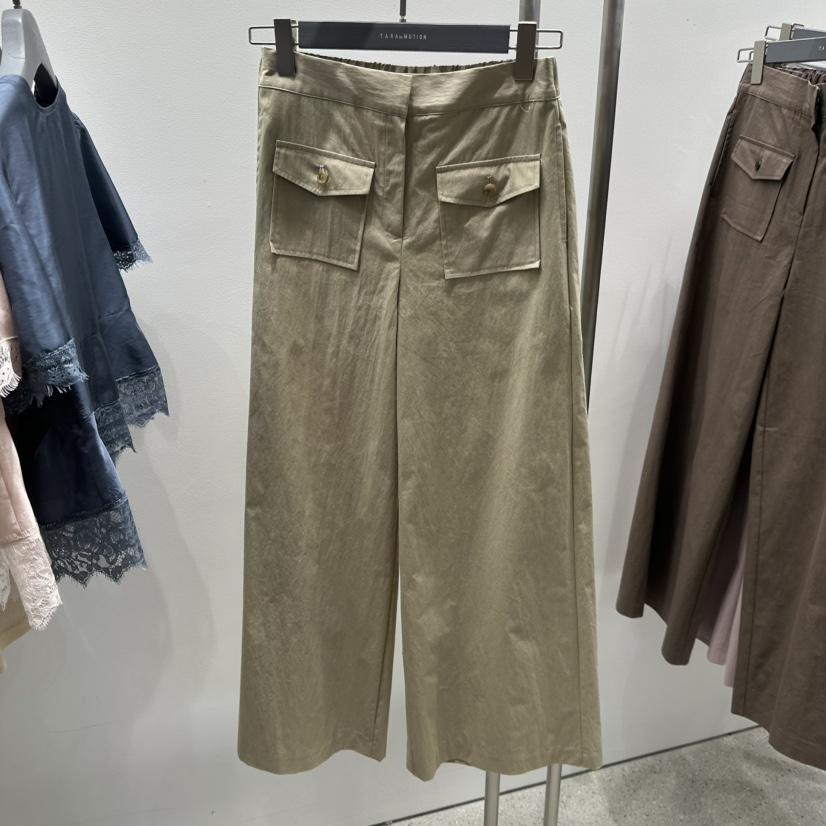 TARABY MOTION韓國直郵㊣東大門實拍女裝新品熱賣休閑褲口袋TARABY MOTION休閑褲