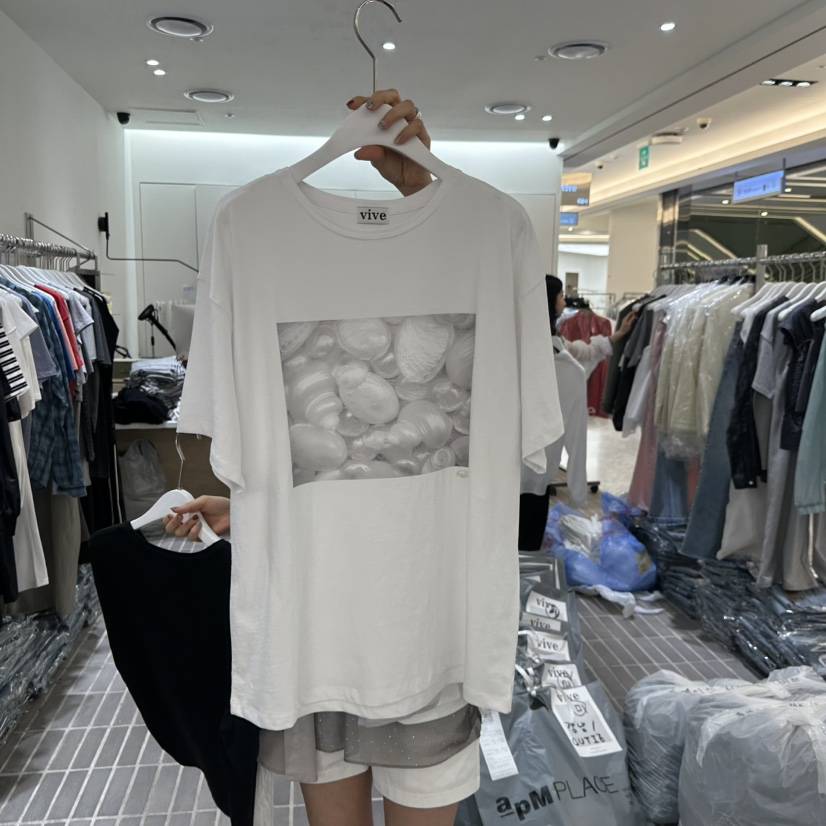 VIVE韓國㊣直郵東大門代購女裝新品熱賣人氣25春夏推薦時尚T恤VIVET恤