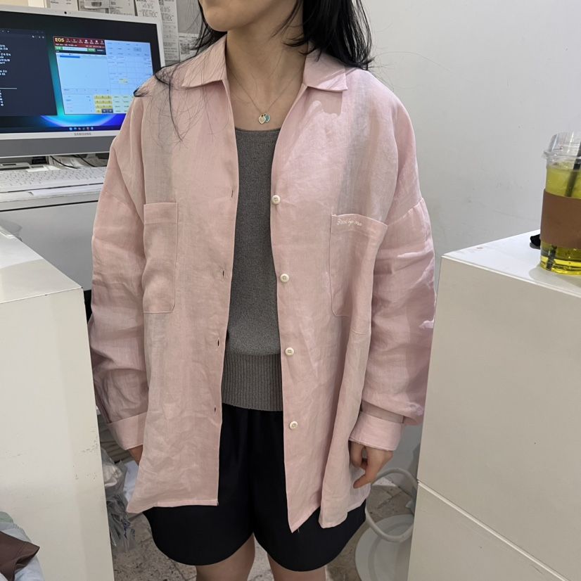 A Flan韓國直郵㊣女裝新款休閑人氣25春夏時尚推薦襯衫蕾絲衫AFN/A Flan襯衫/蕾絲衫