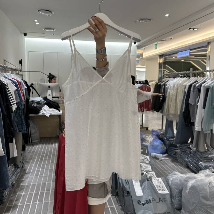 VIVE韓國直郵㊣東大門實拍女裝新品熱賣休閑時尚人氣吊帶背心VIVE吊帶/背心