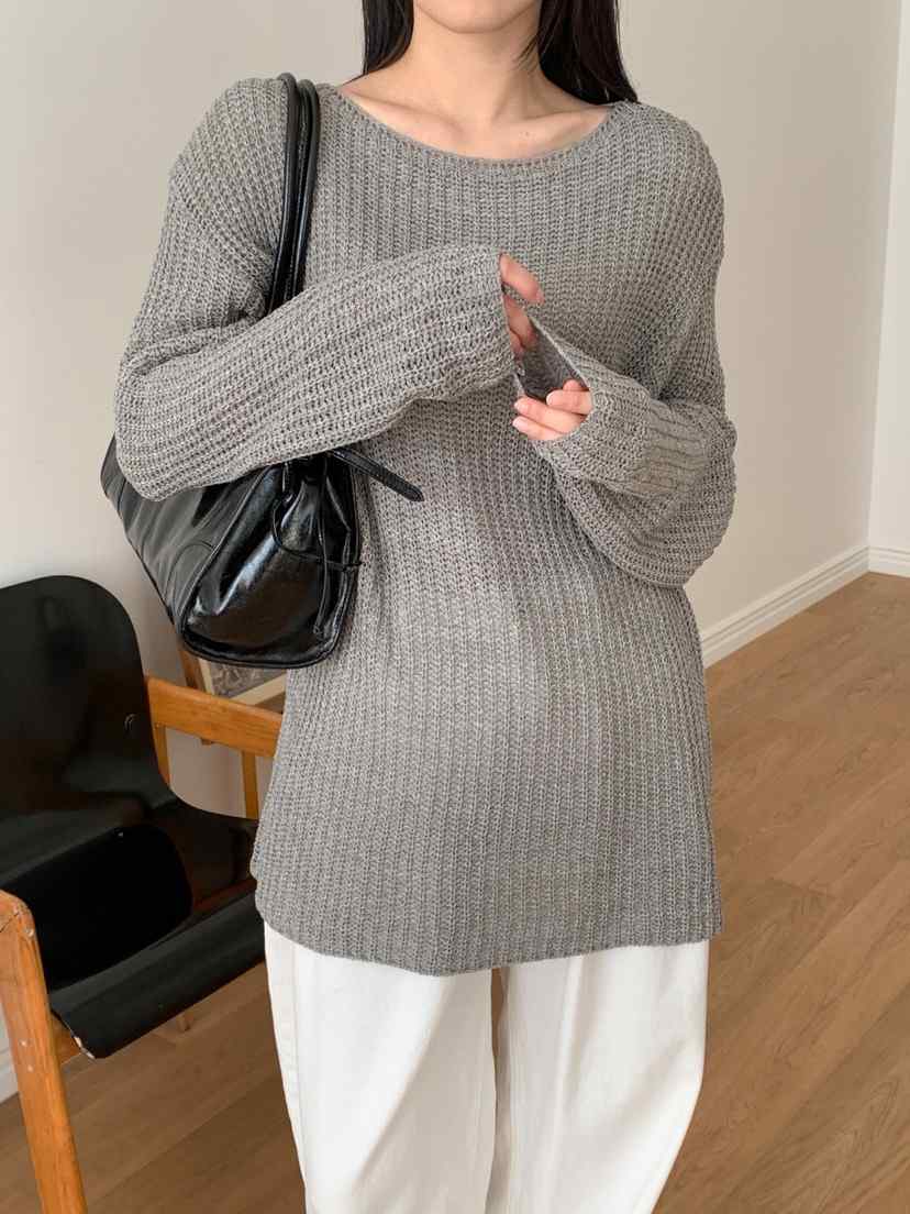 GOYOU韓國直郵㊣東大門實拍女裝新款25春夏休閑時尚針織衫寬松de goyou針織衫