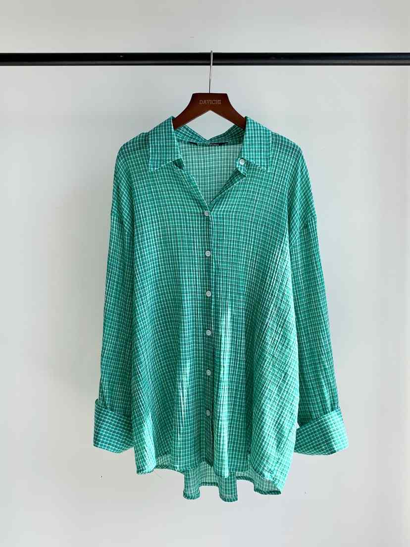 DAVICHI東大門代購女士新品25春夏熱賣真品職業時尚襯衫蕾絲衫DAVICHI襯衫/蕾絲衫