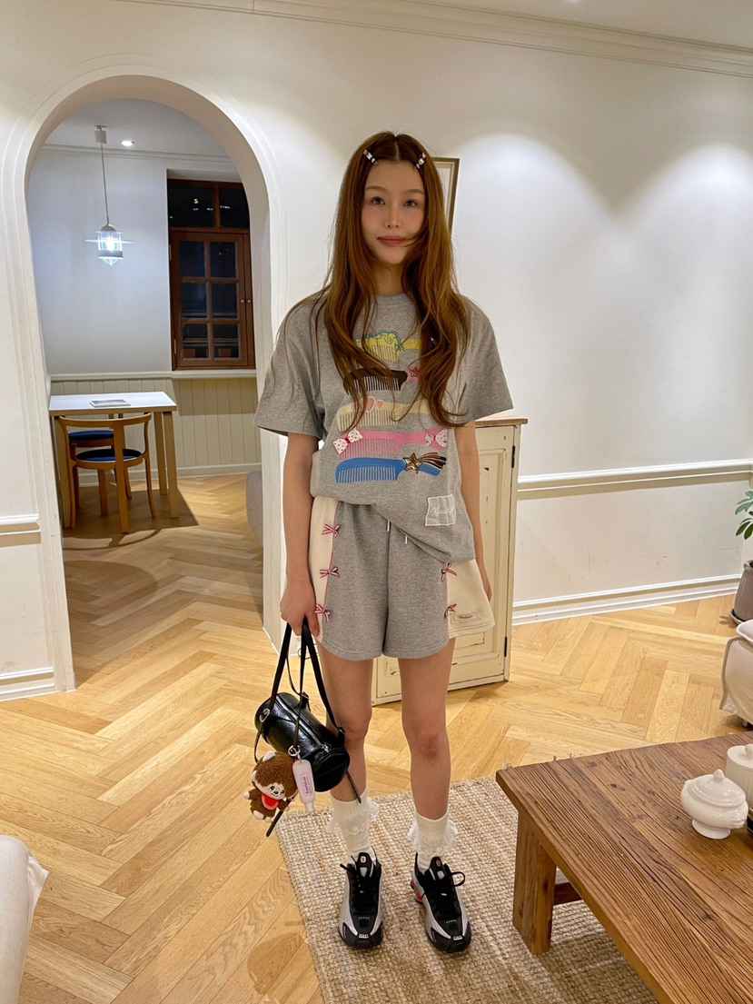 BOUTIQUE-L韓國直郵㊣東大門實拍女裝新款25春夏時尚人氣T恤BOUTIQUE-LT恤