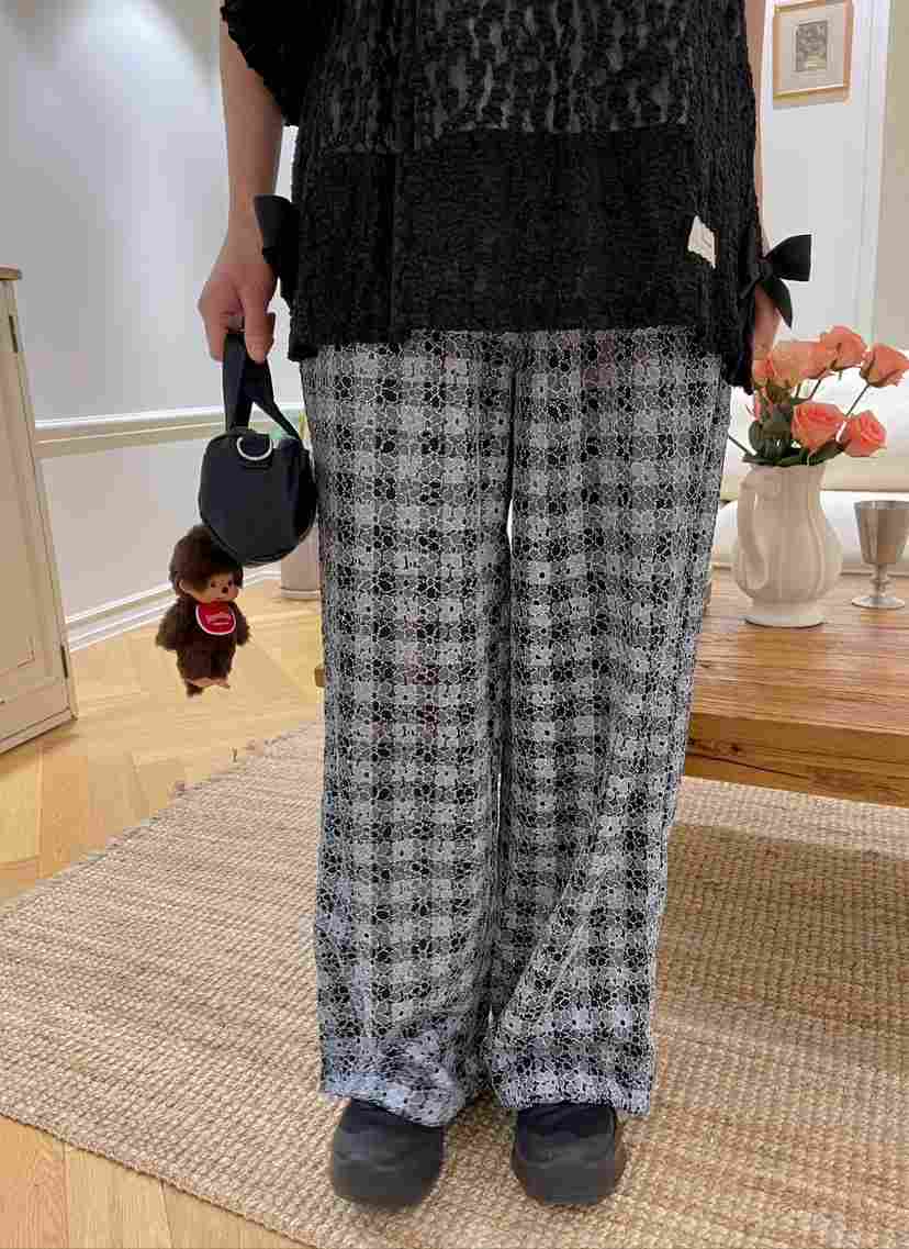 BOUTIQUE-L韓國㊣直郵東大門代購女裝新款休閑25春夏休閑褲BOUTIQUE-L休閑褲