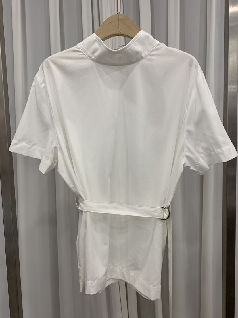 DARAK韓國直郵㊣女裝新品人氣休閑25春夏熱賣襯衫蕾絲衫含腰帶DARAK襯衫/蕾絲衫