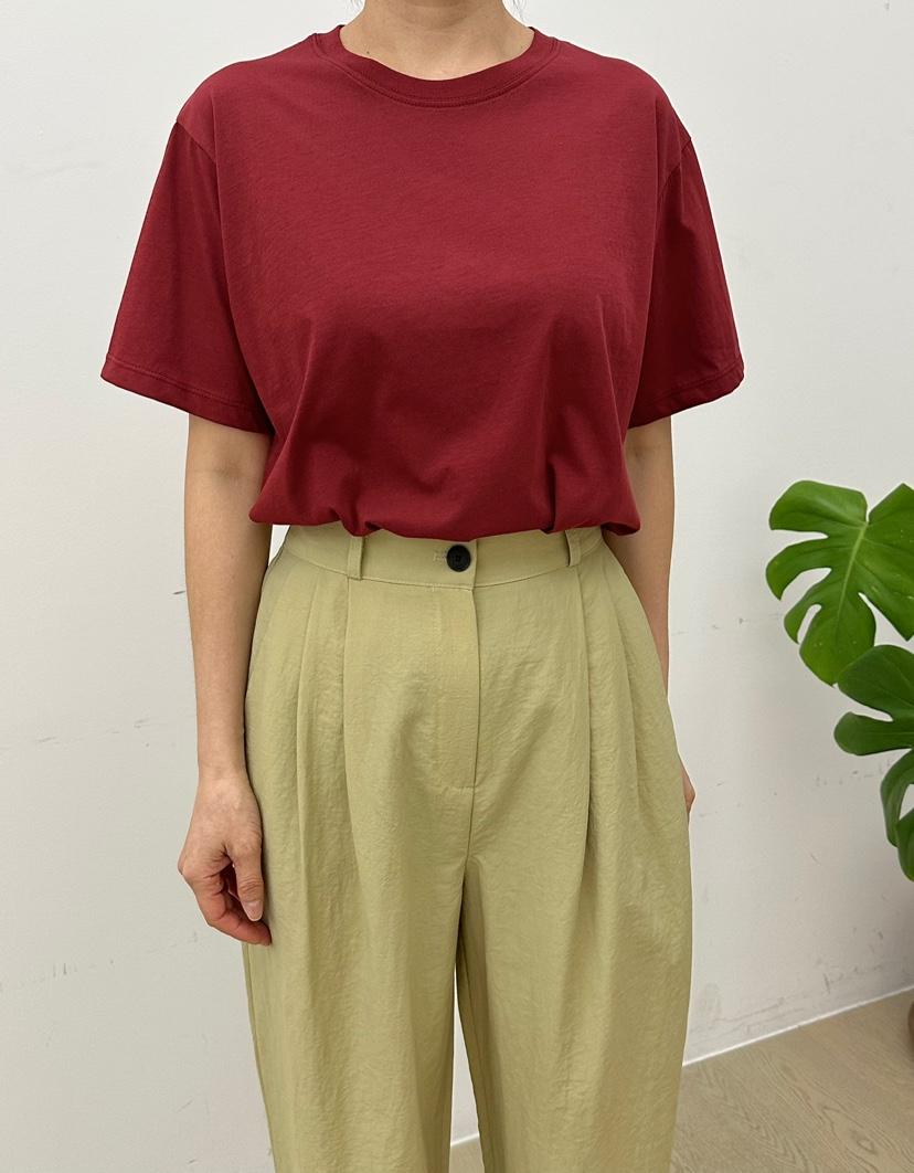 BUT韓國代購女裝新品熱賣時尚人氣職業推薦真品休閑25春夏T恤buttonT恤